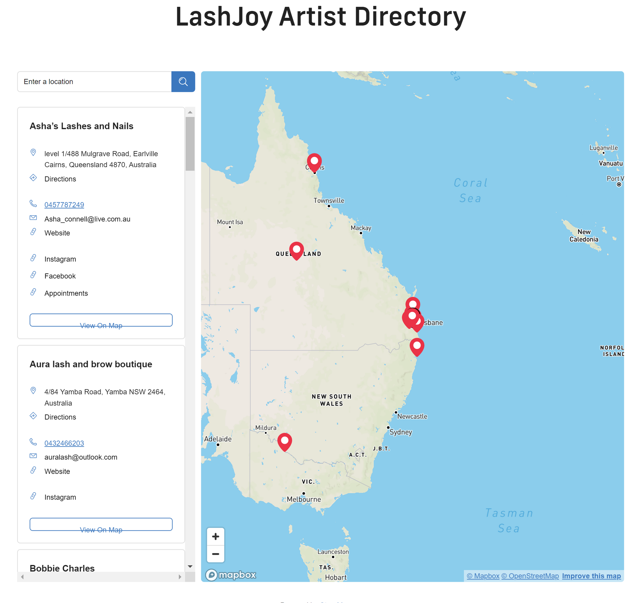 Introducing the LashJoy Artist Online Directory