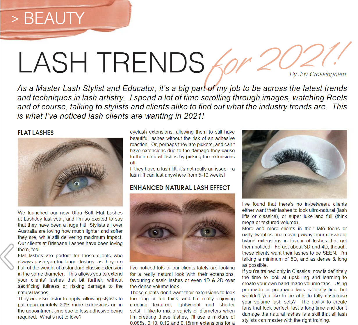 Lash Trends for 2021