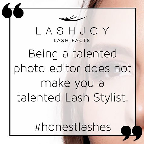 Talented Lash Stylist or Expert Photo Shopper?