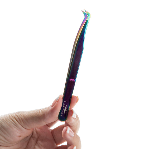 Rainbow Eyelash Extension Tweezer Bundle - 6 Pairs