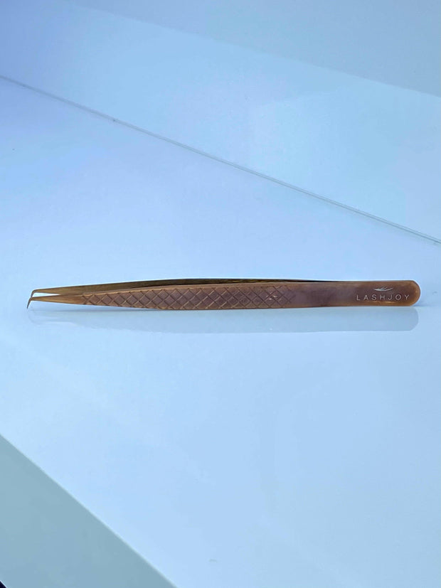Bronze Eyelash Extension Tweezer
