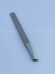 Two-Tone Silver Eyelash Extension Tweezer Bundle - 6 Pairs
