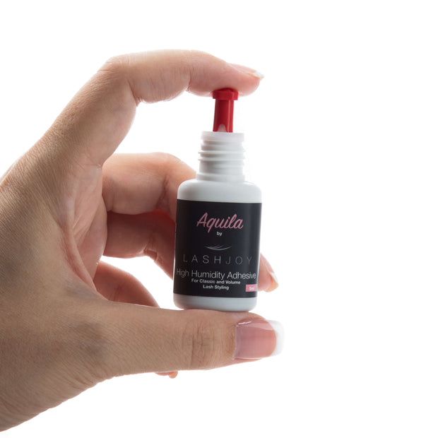red adhesive pin