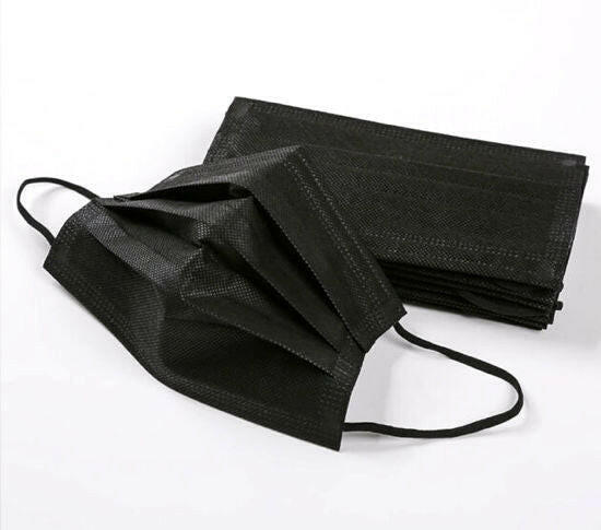 Disposable Face Mask Black