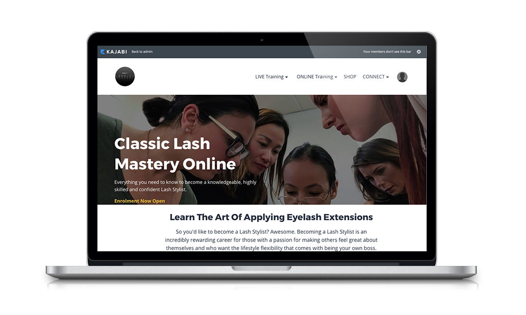 Classic Lash Mastery Online LITE Course