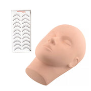 Mannequin Head & Practice Strip Lashes 