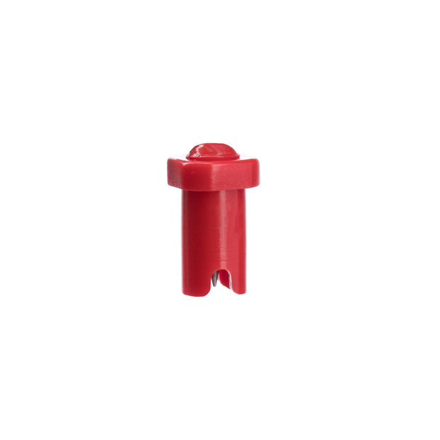 red adhesive pin