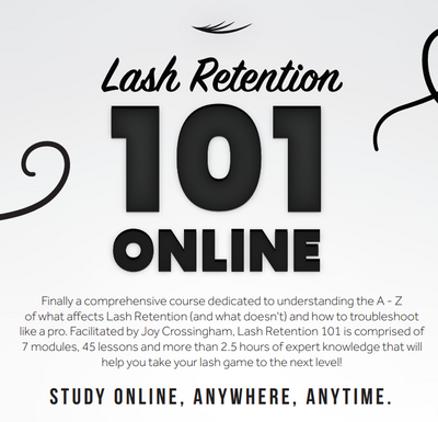 Lash Retention 101 Online Course