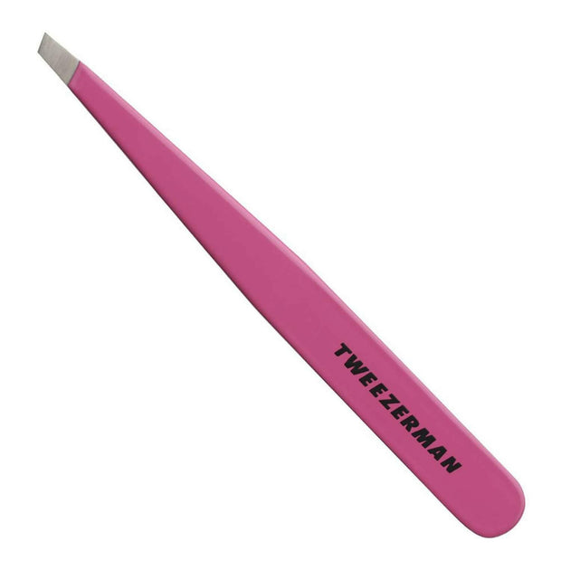 Pink Tweezerman Slant Brow Tweezers
