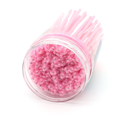 Pink Glitter Mascara Wands with Jar | LashJoy